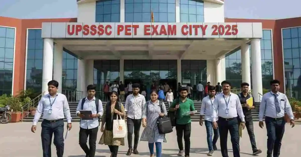 UPSSSC PET Exam City 2025