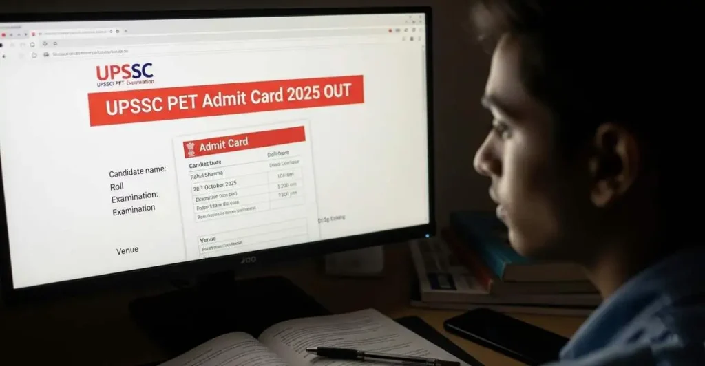 UPSSSC PET Admit Card 2025
